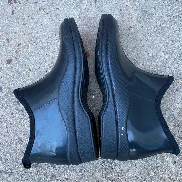 Henry Ferrera Black Rubber Rain Boots - Picture 2 of 7